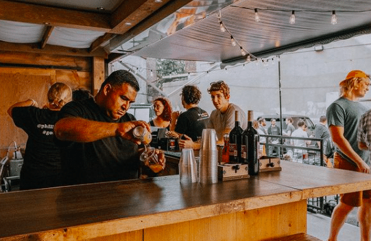 Philly Yard Bar busy with customers