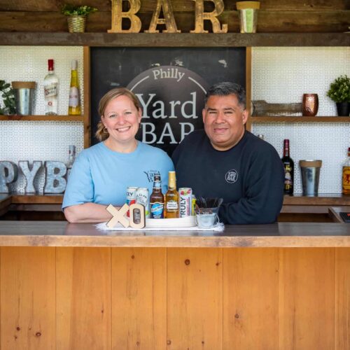 Mobile Bar Rental Service 1 Owners behind Philly Yard Bar