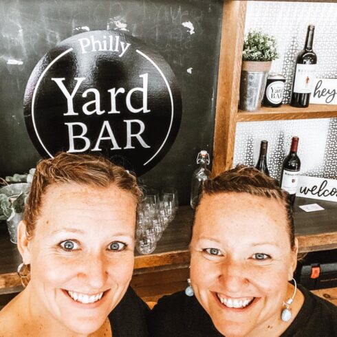 Selfie of Philly Yard Bar employees