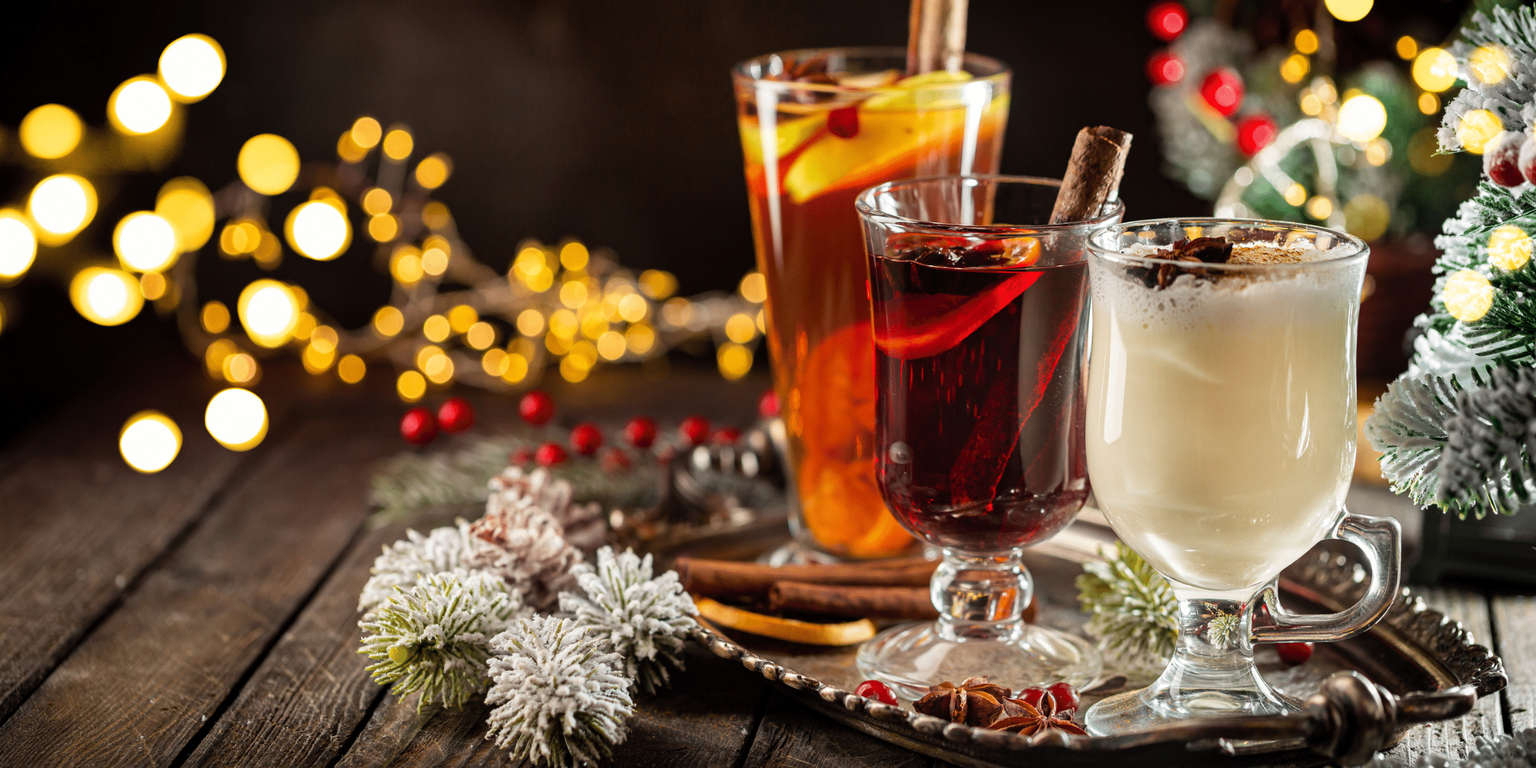 Warm-Holiday-Drinks-Cold-Winter-Nights Three cocktail drinks